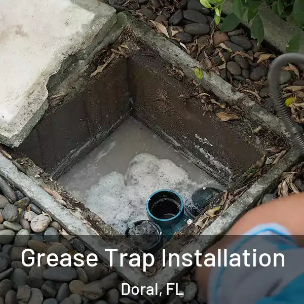  Grease Trap Installation Doral, FL